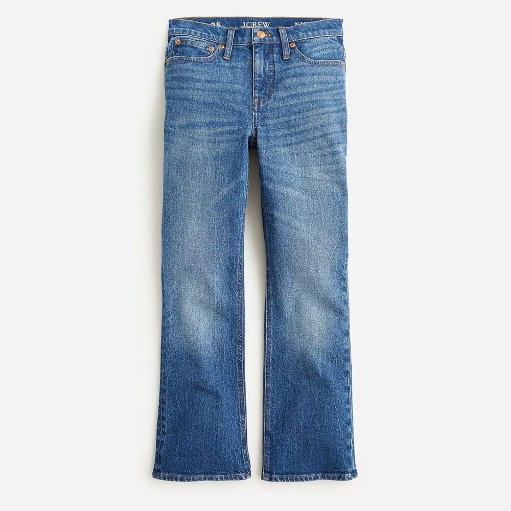 J. Crew 30 (US 10) 9” Demi Boot Crop Women’s Jeans Palmyra Wash BP487